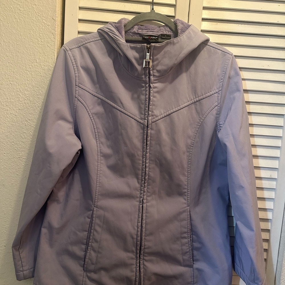 Women's Lavender Hooded Jacket